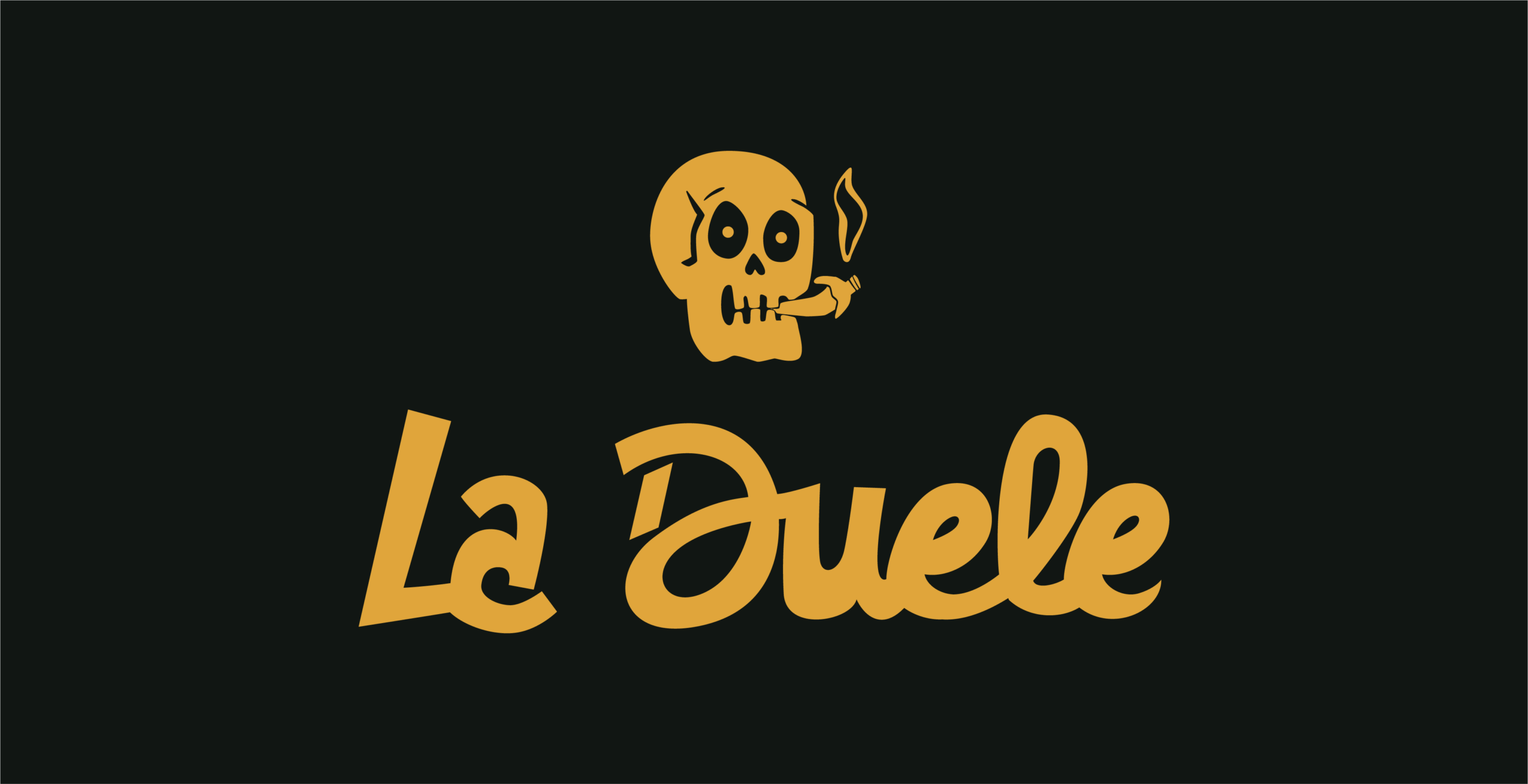 Logo marque de sauce piquante squelette
